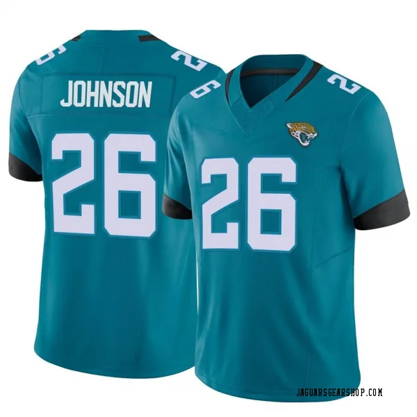 Men's Antonio Johnson Jacksonville Jaguars Limited Teal Vapor F.U.S.E. Jersey