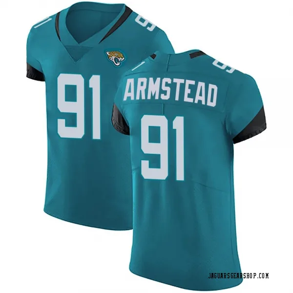 Men's Arik Armstead Jacksonville Jaguars Elite Teal Vapor Untouchable Alternate Jersey