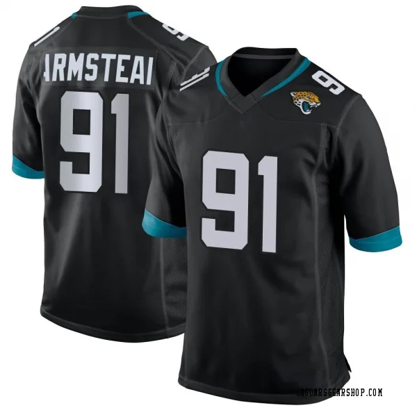 Men's Arik Armstead Jacksonville Jaguars Game Black Jersey