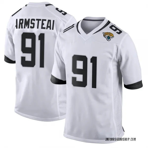 Men's Arik Armstead Jacksonville Jaguars Game White Jersey