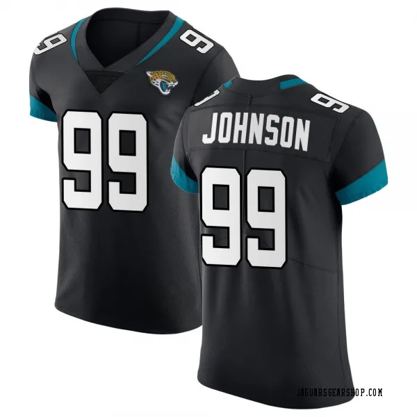 Men's Austin Johnson Jacksonville Jaguars Elite Black Vapor Untouchable Jersey