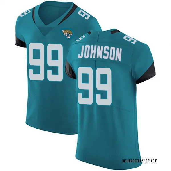 Men's Austin Johnson Jacksonville Jaguars Elite Teal Vapor Untouchable Alternate Jersey