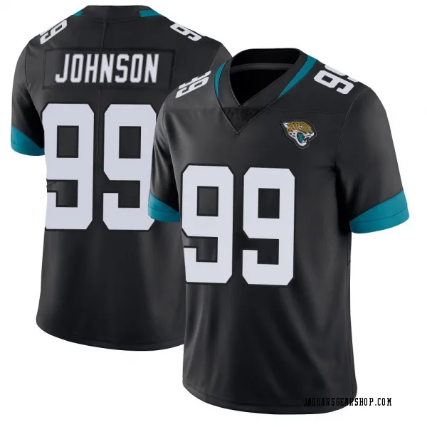 Men's Austin Johnson Jacksonville Jaguars Limited Black Vapor Untouchable Jersey