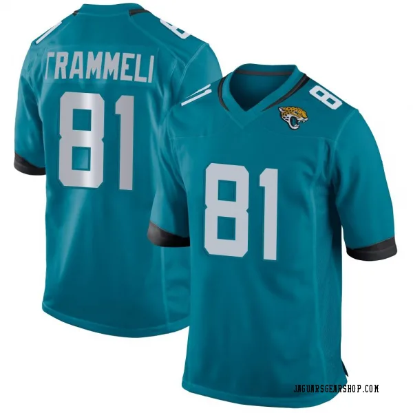 Men's Austin Trammell Jacksonville Jaguars Game Teal Jersey