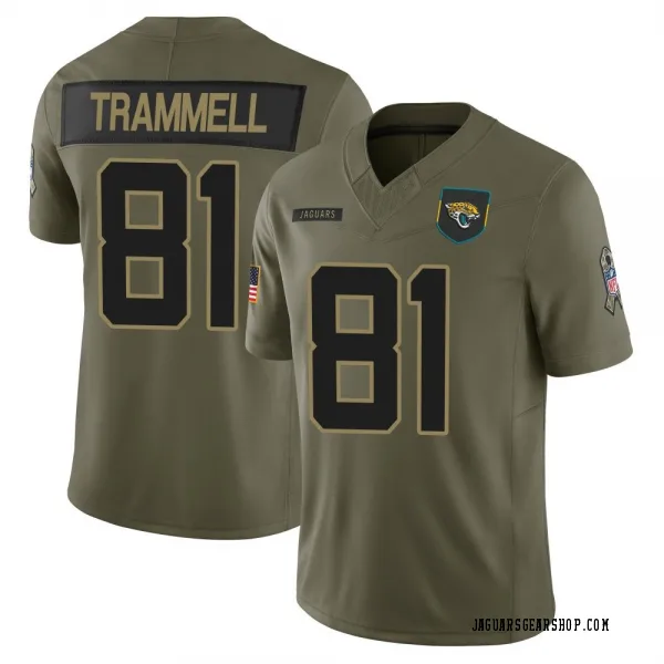 Men's Austin Trammell Jacksonville Jaguars Limited Olive 2025 Salute to Service Jersey