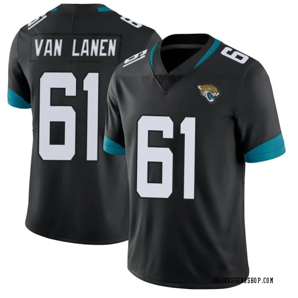 Men's Cole Van Lanen Jacksonville Jaguars Limited Black Vapor Untouchable Jersey