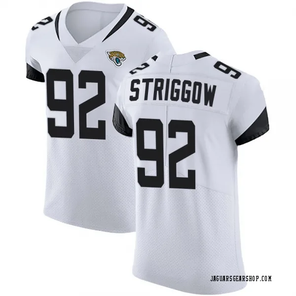 Men's Danny Striggow Jacksonville Jaguars Elite White Vapor Untouchable Road Jersey