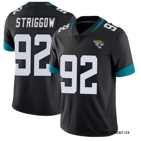 Men's Danny Striggow Jacksonville Jaguars Limited Black Vapor Untouchable Jersey