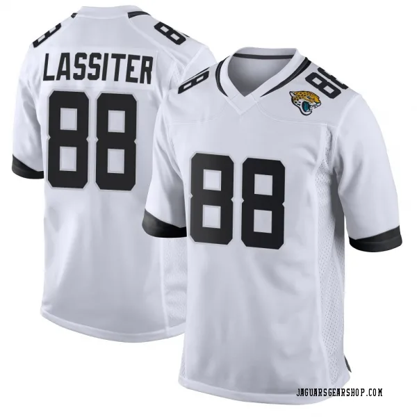 Men's Darius Lassiter Jacksonville Jaguars Game White Jersey