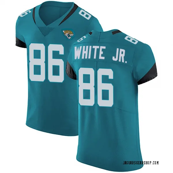 Men's David White Jr. Jacksonville Jaguars Elite Teal Vapor Untouchable Alternate Jersey