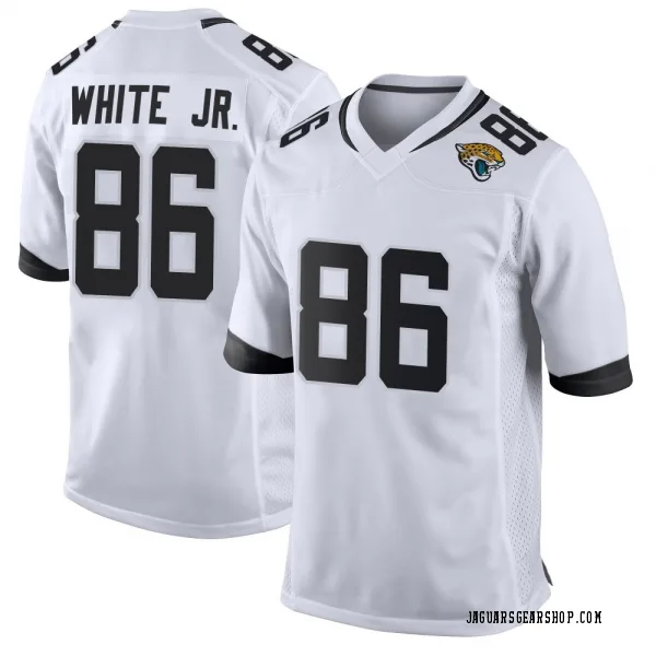 Men's David White Jr. Jacksonville Jaguars Game White Jersey