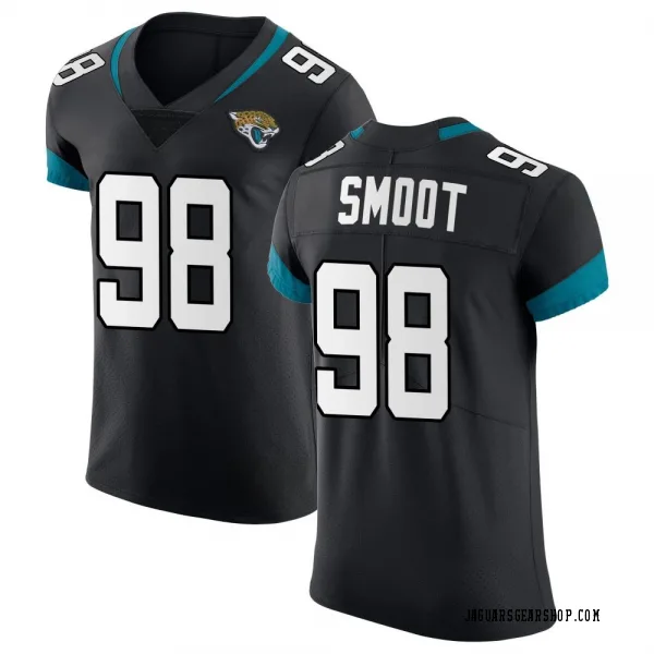 Men's Dawuane Smoot Jacksonville Jaguars Elite Black Vapor Untouchable Jersey