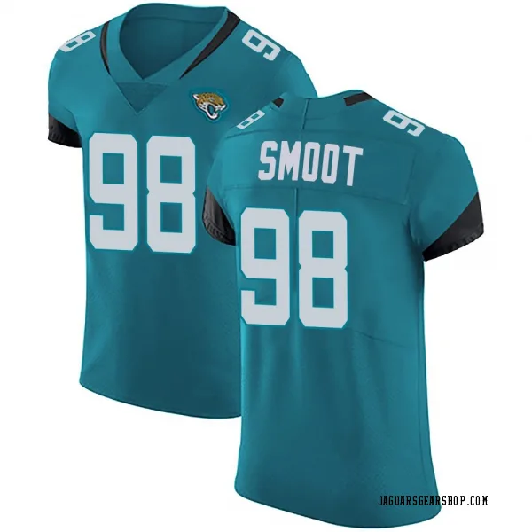 Men's Dawuane Smoot Jacksonville Jaguars Elite Teal Vapor Untouchable Alternate Jersey