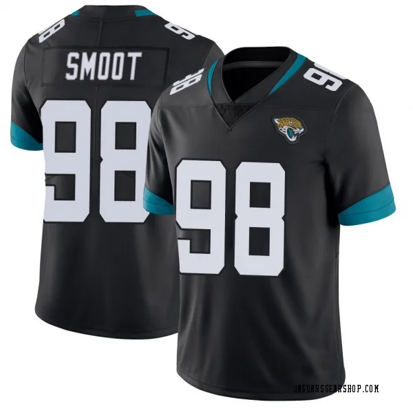 Men's Dawuane Smoot Jacksonville Jaguars Limited Black Vapor Untouchable Jersey