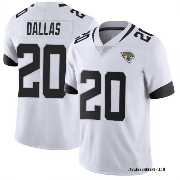 Men's DeeJay Dallas Jacksonville Jaguars Limited White Vapor Untouchable Jersey