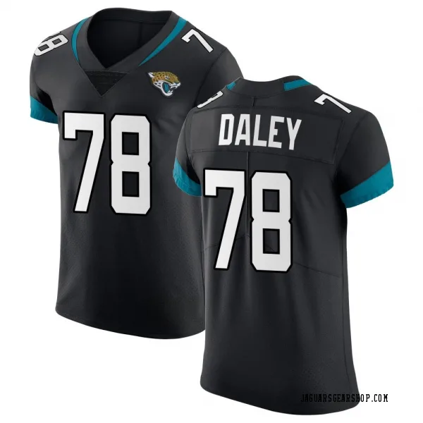 Men's Dennis Daley Jacksonville Jaguars Elite Black Vapor Untouchable Jersey