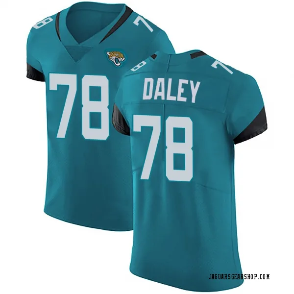 Men's Dennis Daley Jacksonville Jaguars Elite Teal Vapor Untouchable Alternate Jersey