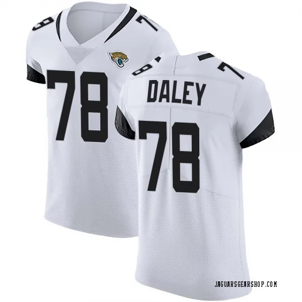 Men's Dennis Daley Jacksonville Jaguars Elite White Vapor Untouchable Road Jersey