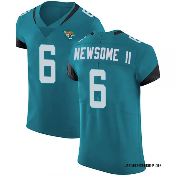 Men's Greg Newsome II Jacksonville Jaguars Elite Teal Vapor Untouchable Alternate Jersey