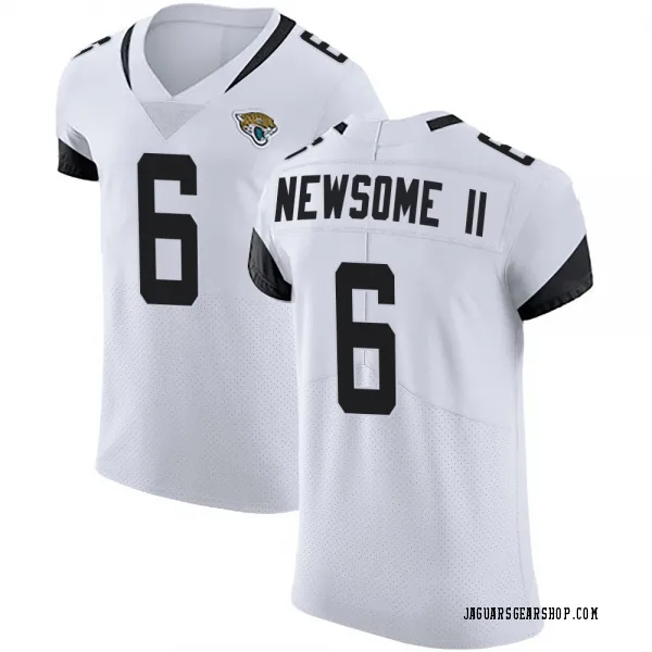 Men's Greg Newsome II Jacksonville Jaguars Elite White Vapor Untouchable Road Jersey