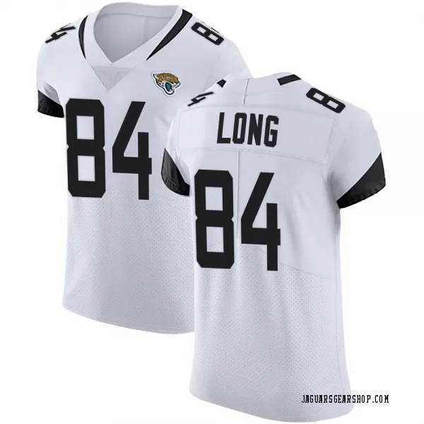 Men's Hunter Long Jacksonville Jaguars Elite White Vapor Untouchable Road Jersey