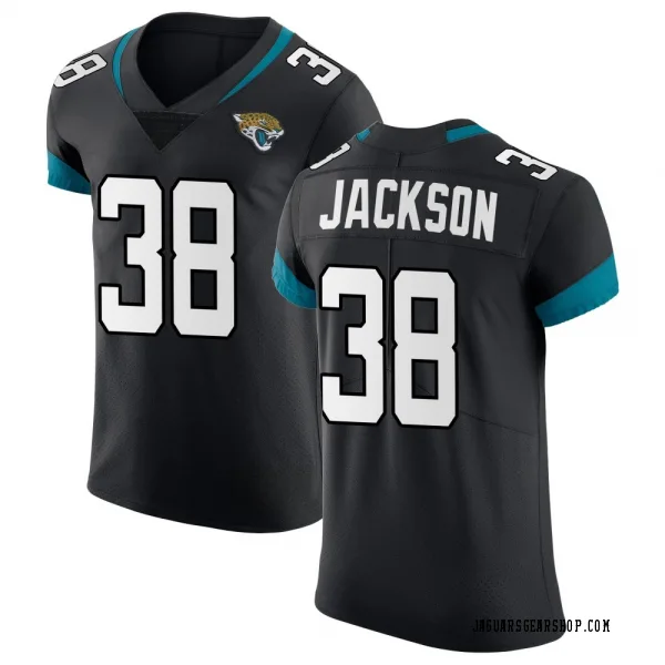 Men's Ja'Quinden Jackson Jacksonville Jaguars Elite Black Vapor Untouchable Jersey