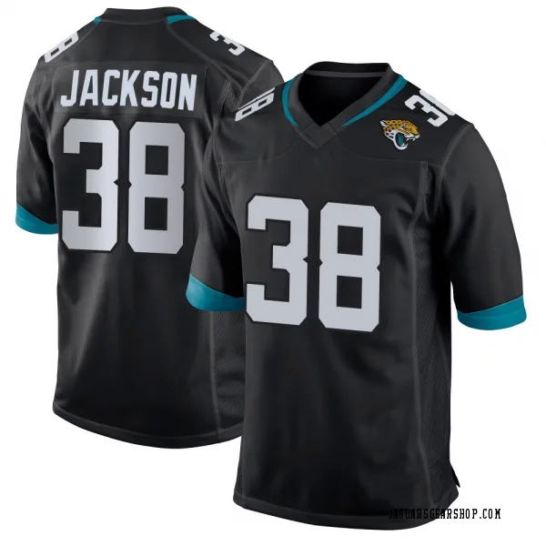 Men's Ja'Quinden Jackson Jacksonville Jaguars Game Black Jersey