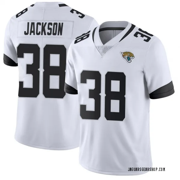 Men's Ja'Quinden Jackson Jacksonville Jaguars Limited White Vapor Untouchable Jersey