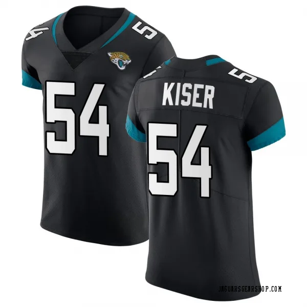 Men's Jack Kiser Jacksonville Jaguars Elite Black Vapor Untouchable Jersey