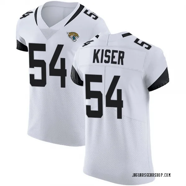 Men's Jack Kiser Jacksonville Jaguars Elite White Vapor Untouchable Road Jersey