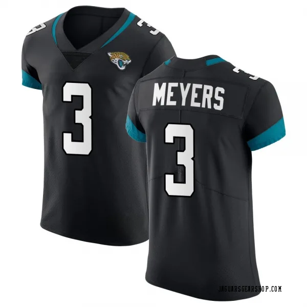 Men's Jakobi Meyers Jacksonville Jaguars Elite Black Vapor Untouchable Jersey