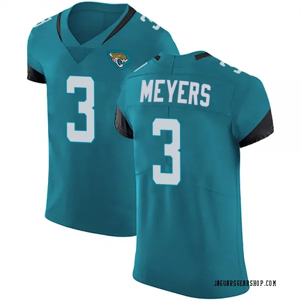 Men's Jakobi Meyers Jacksonville Jaguars Elite Teal Vapor Untouchable Alternate Jersey