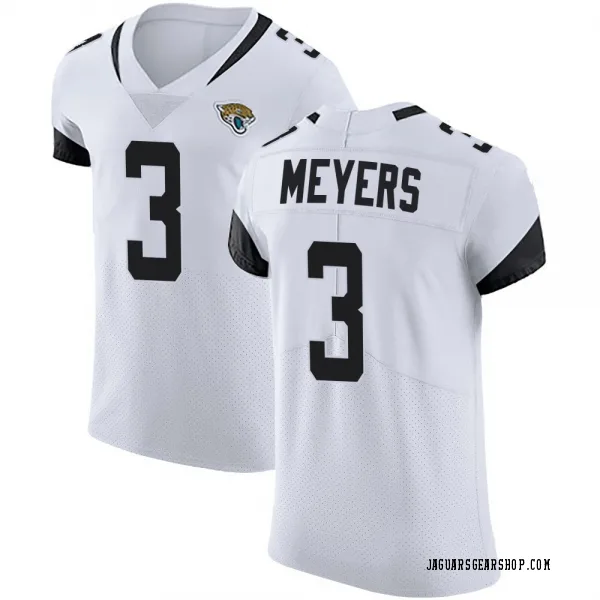 Men's Jakobi Meyers Jacksonville Jaguars Elite White Vapor Untouchable Road Jersey