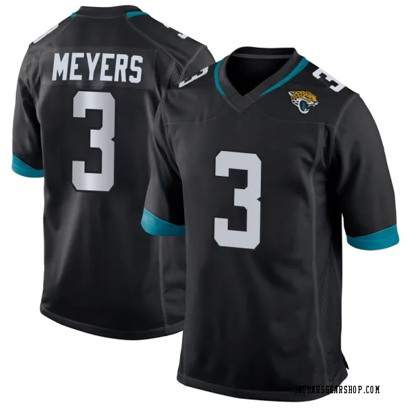 Men's Jakobi Meyers Jacksonville Jaguars Game Black Jersey
