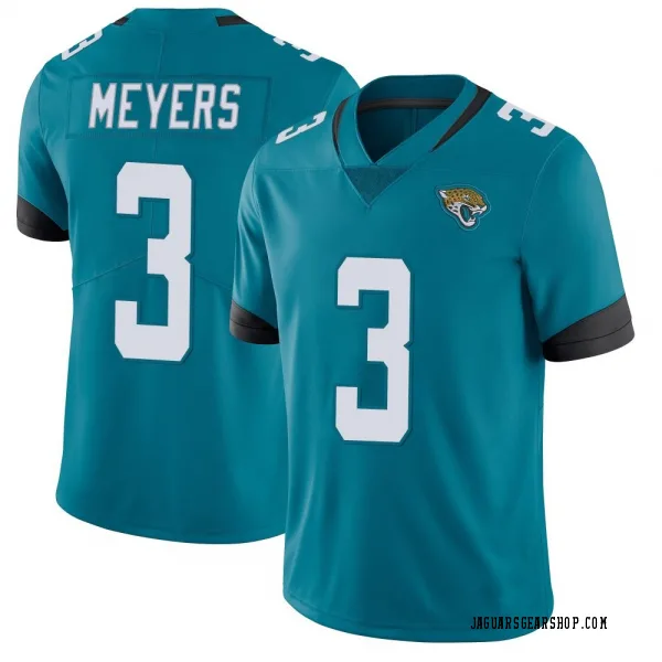 Men's Jakobi Meyers Jacksonville Jaguars Limited Teal Vapor Untouchable Jersey