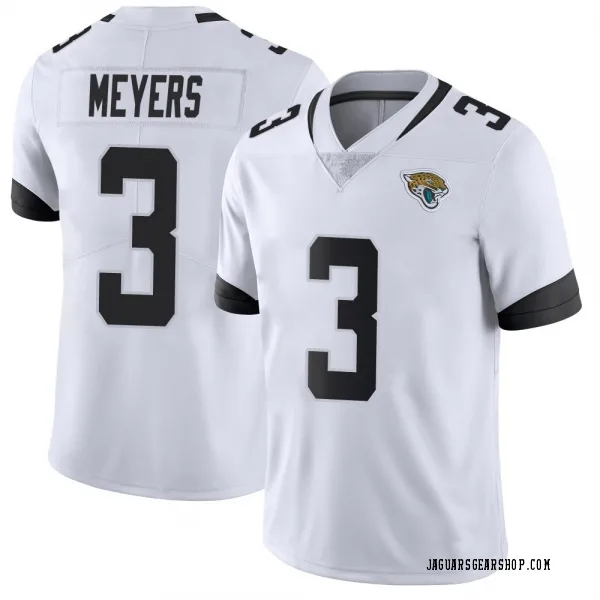 Men's Jakobi Meyers Jacksonville Jaguars Limited White Vapor Untouchable Jersey