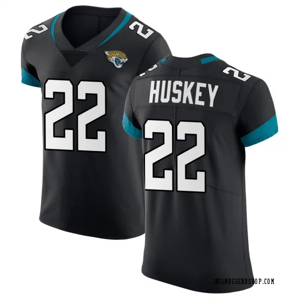 Men's Jalen Huskey Jacksonville Jaguars Elite Black Vapor Untouchable Jersey