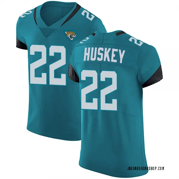 Men's Jalen Huskey Jacksonville Jaguars Elite Teal Vapor Untouchable Alternate Jersey