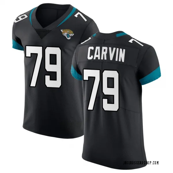 Men's Jerome Carvin Jacksonville Jaguars Elite Black Vapor Untouchable Jersey