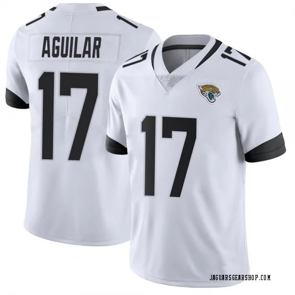 Men's Joey Aguilar Jacksonville Jaguars Limited White Vapor Untouchable Jersey