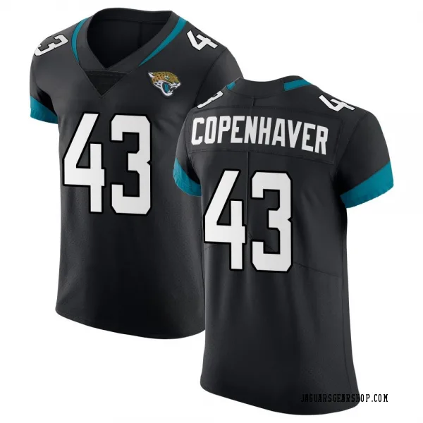 Men's John Copenhaver Jacksonville Jaguars Elite Black Vapor Untouchable Jersey