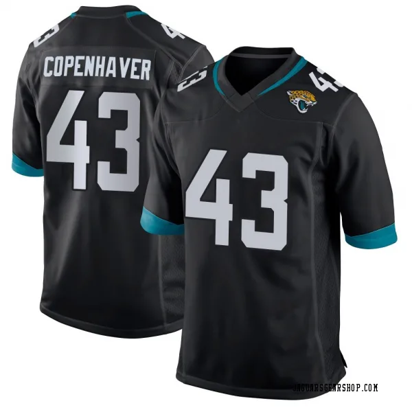 Men's John Copenhaver Jacksonville Jaguars Game Black Jersey