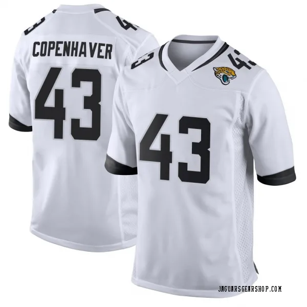 Men's John Copenhaver Jacksonville Jaguars Game White Jersey