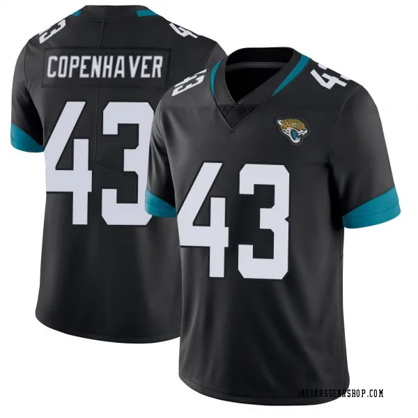 Men's John Copenhaver Jacksonville Jaguars Limited Black Vapor Untouchable Jersey
