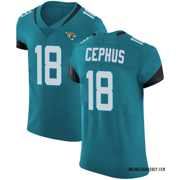 Men's Joshua Cephus Jacksonville Jaguars Elite Teal Vapor Untouchable Alternate Jersey