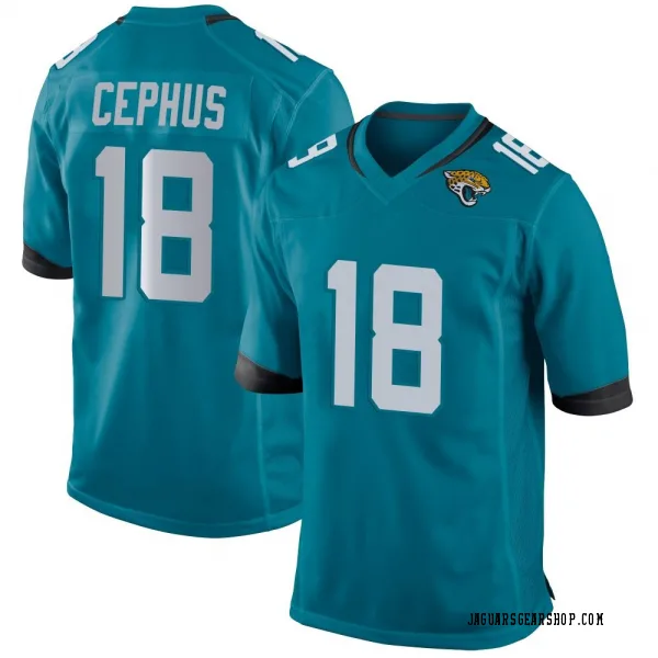 Men's Joshua Cephus Jacksonville Jaguars Game Teal Jersey