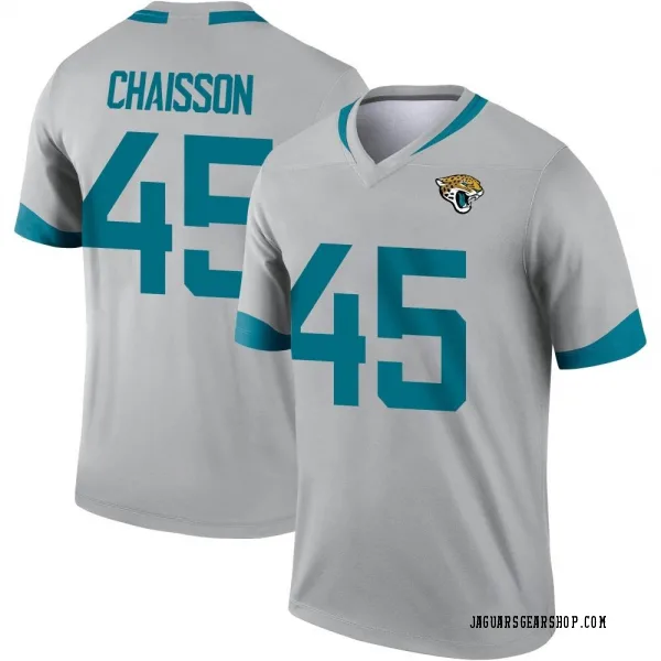 Men's K'Lavon Chaisson Jacksonville Jaguars Legend Silver Inverted Jersey