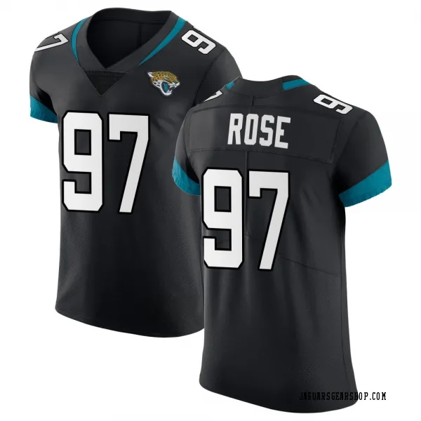 Men's Keivie Rose Jacksonville Jaguars Elite Black Vapor Untouchable Jersey