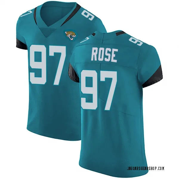 Men's Keivie Rose Jacksonville Jaguars Elite Teal Vapor Untouchable Alternate Jersey