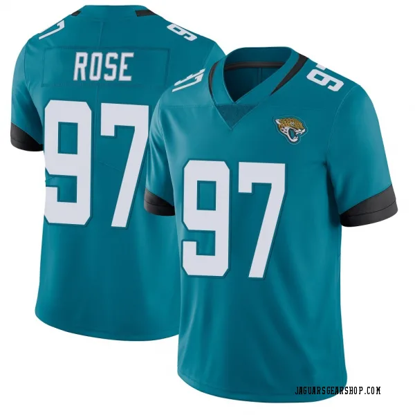 Men's Keivie Rose Jacksonville Jaguars Limited Teal Vapor Untouchable Jersey